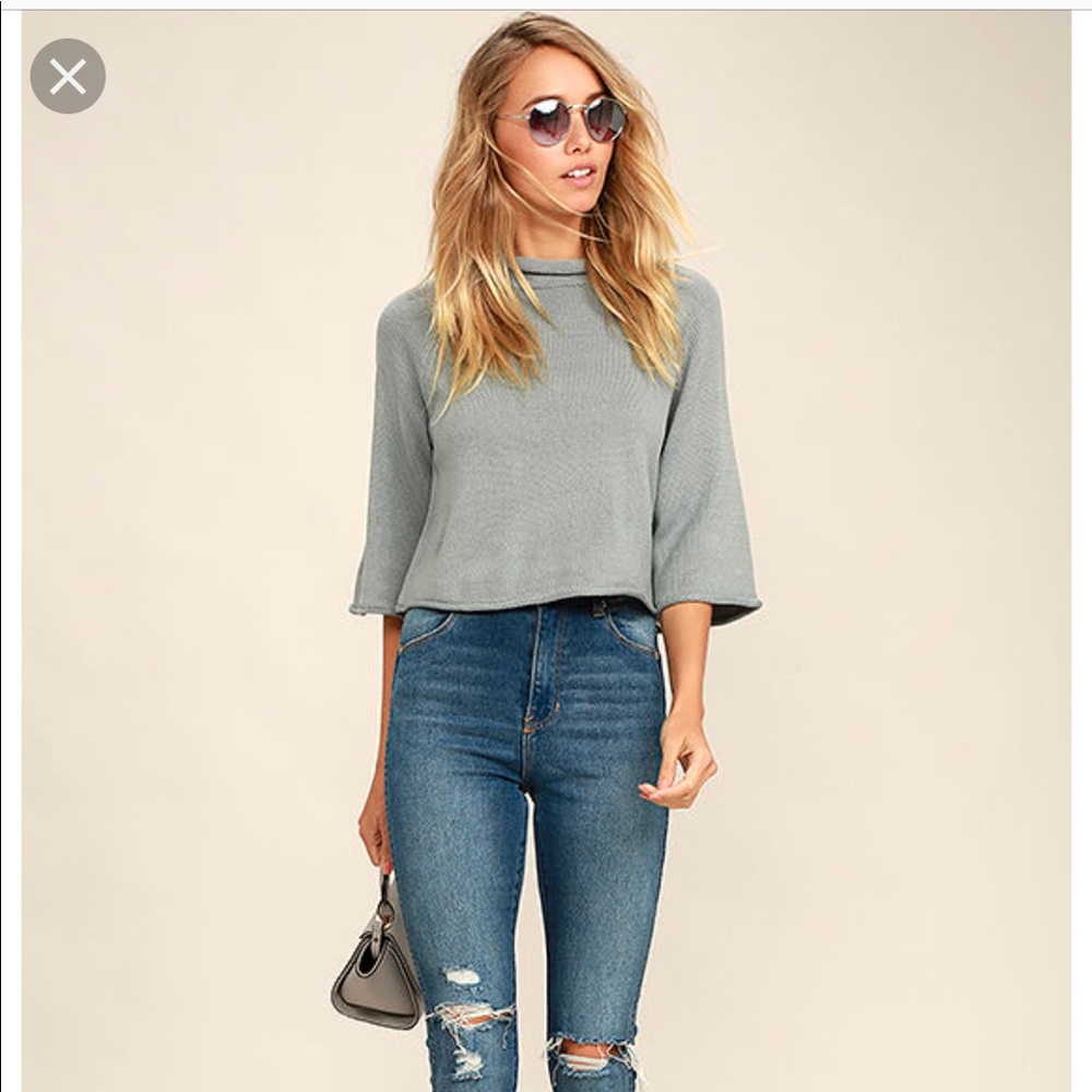 Cropped sweater - Picture 2 of 2